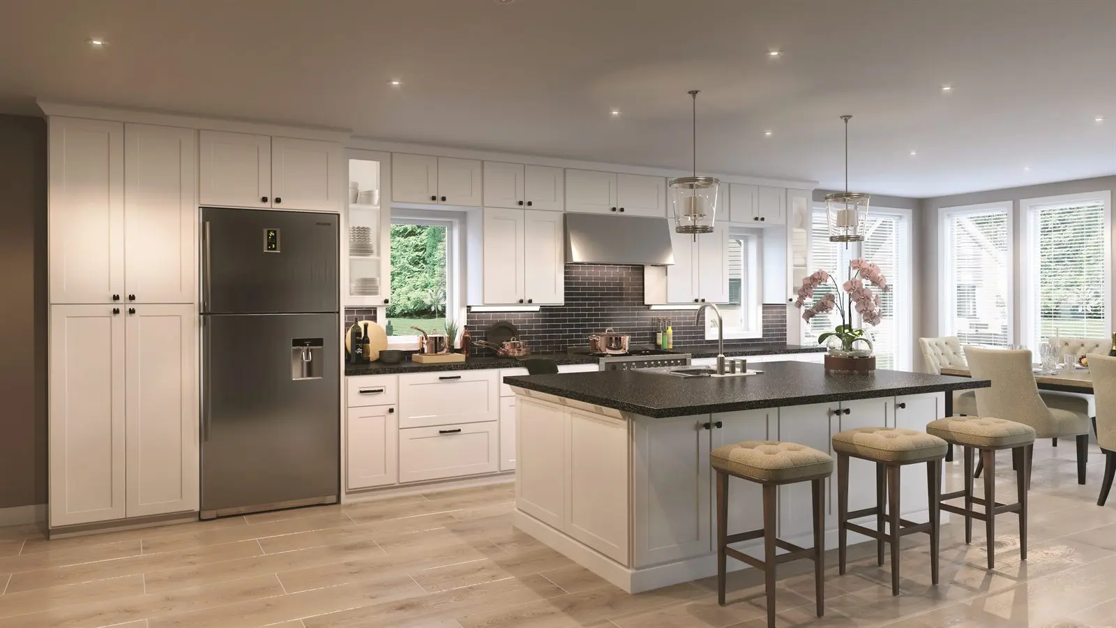 Catalina Polar White kitchen